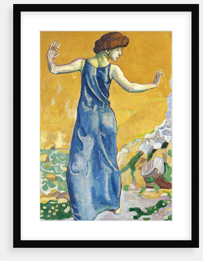 Joyful Woman by Ferdinand Hodler