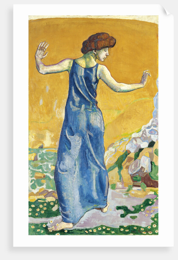 Joyful Woman by Ferdinand Hodler