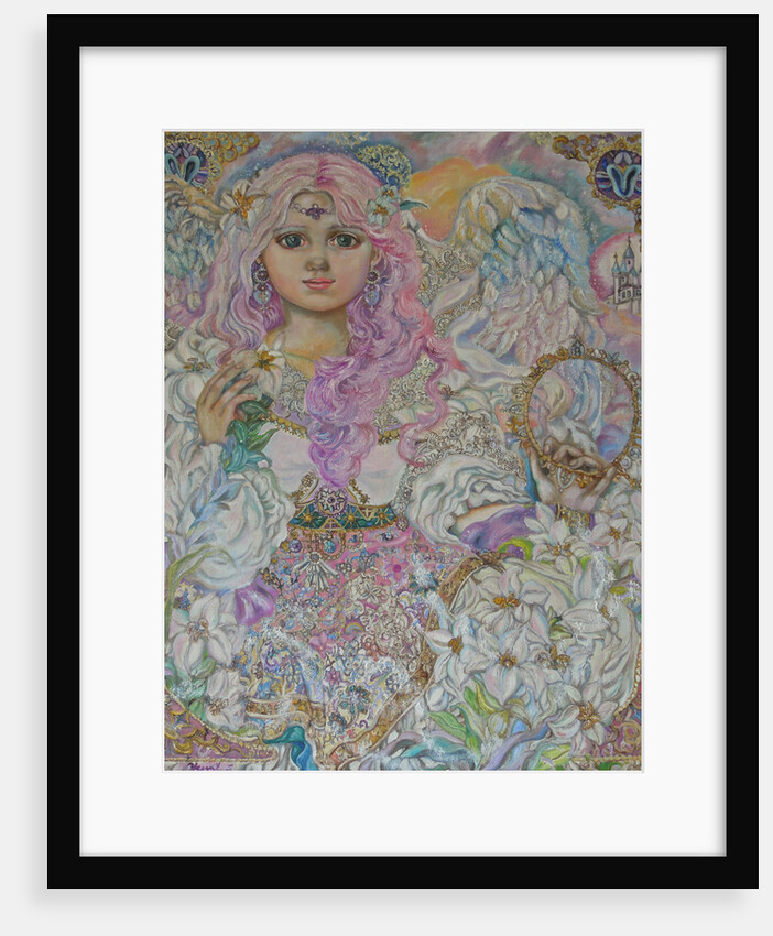 An angel of the pink lily by Yumi Sugai