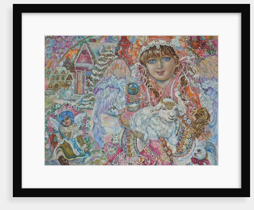 Angel with Lamb of God by Yumi Sugai
