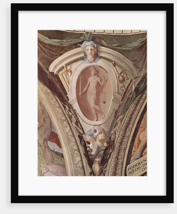 Allegories Of The Cardinal Virtues. Frescoes In The Chapel Of Eleonora Da Toledo by Agnolo Bronzino