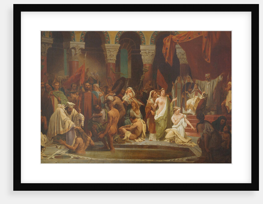 The baptism of Clovis by Jules Vincent Rigo
