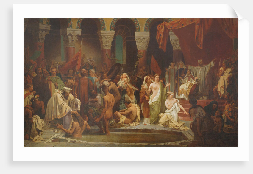 The baptism of Clovis by Jules Vincent Rigo