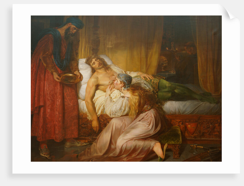 The sacrifice of Sibylla of Jerusalem by Félix Auvray