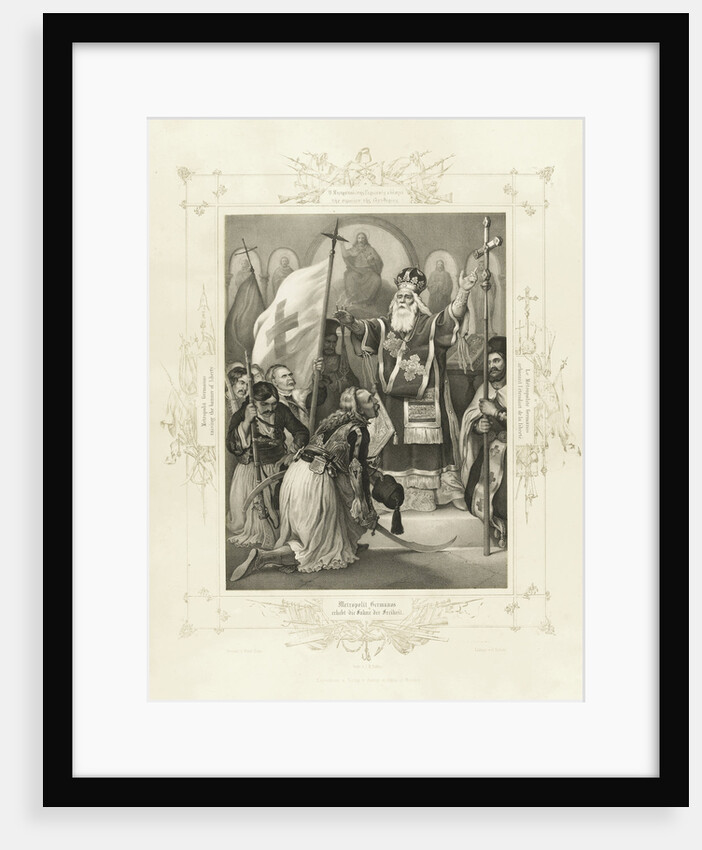 The Metropolitan Germanos raising the banner of freedom by Peter von Hess