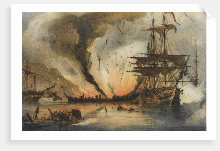 The Naval Battle of Navarino on 20 October 1827 by George Philip Reinagle