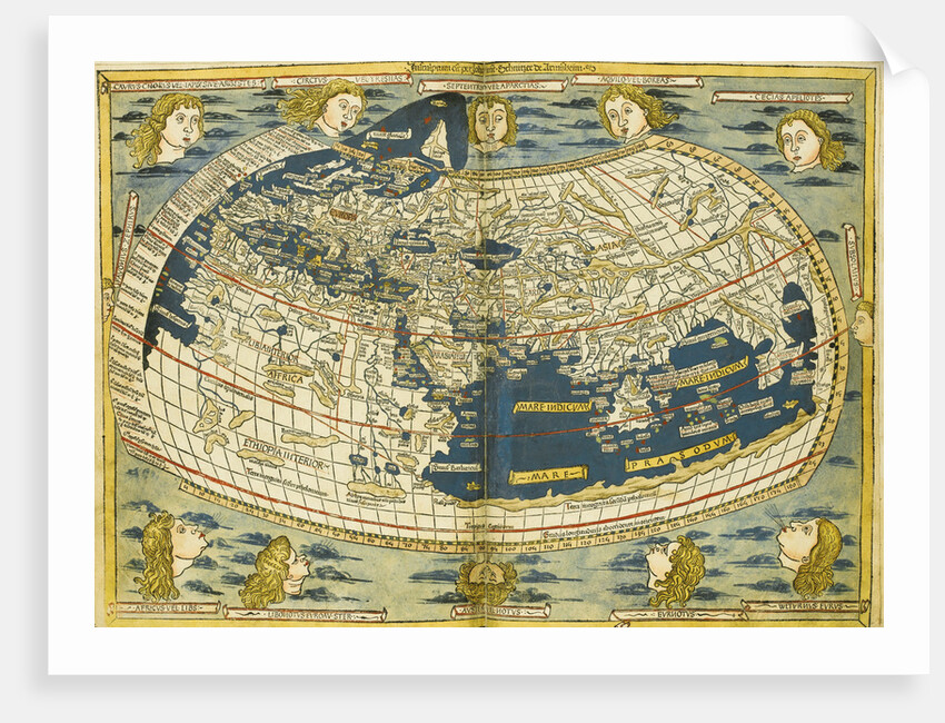 Ptolemy World Map Posters Prints By Donnus Nicolaus Germanus ptolemy-world-map-posters-prints-by-donnus-nicolaus-germanus
