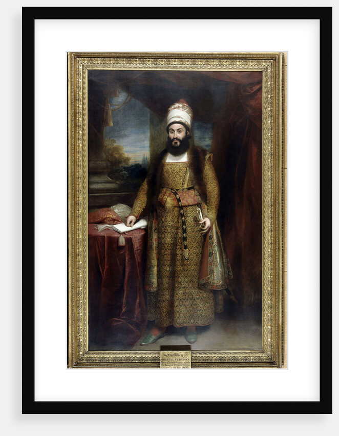 Portrait of Mirza Abul Hasan Khan Ilchi by Sir William Beechey