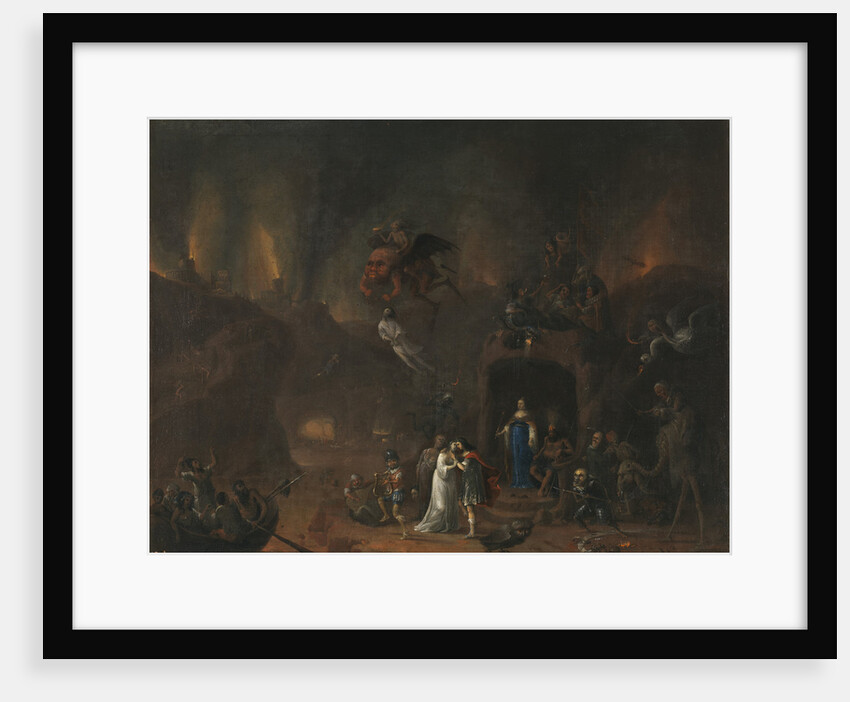 Orpheus and Eurydice in the Hell by Pieter Fris