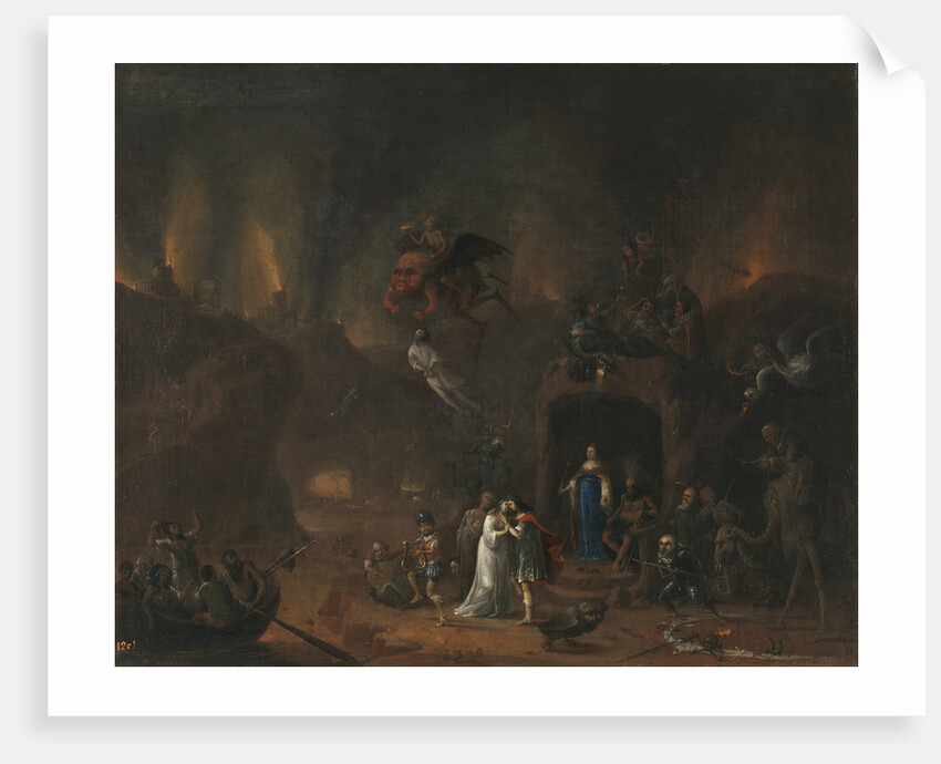 Orpheus and Eurydice in the Hell by Pieter Fris