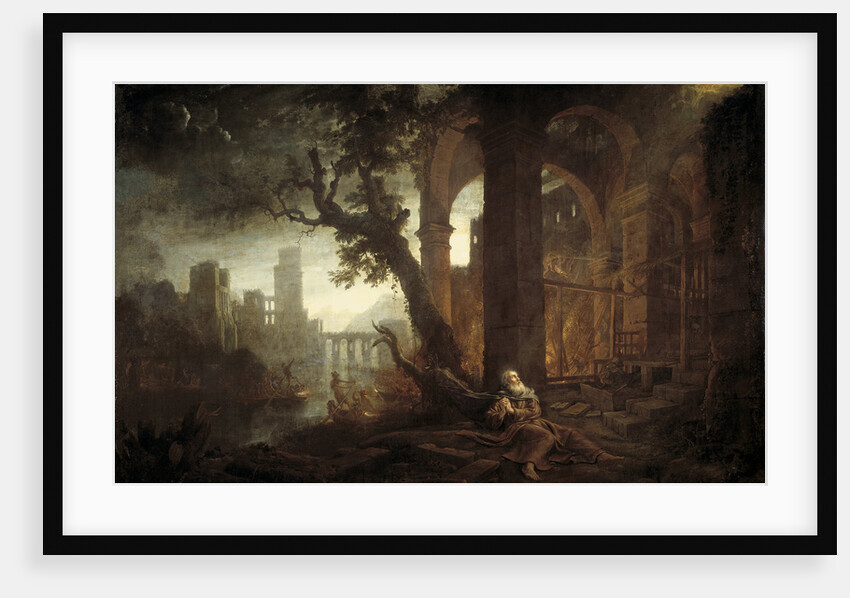 Landscape with the Temptation of Saint Anthony by Claude Lorrain