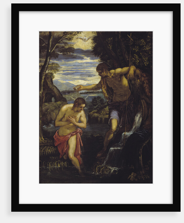 The Baptism of Christ by Domenico Tintoretto