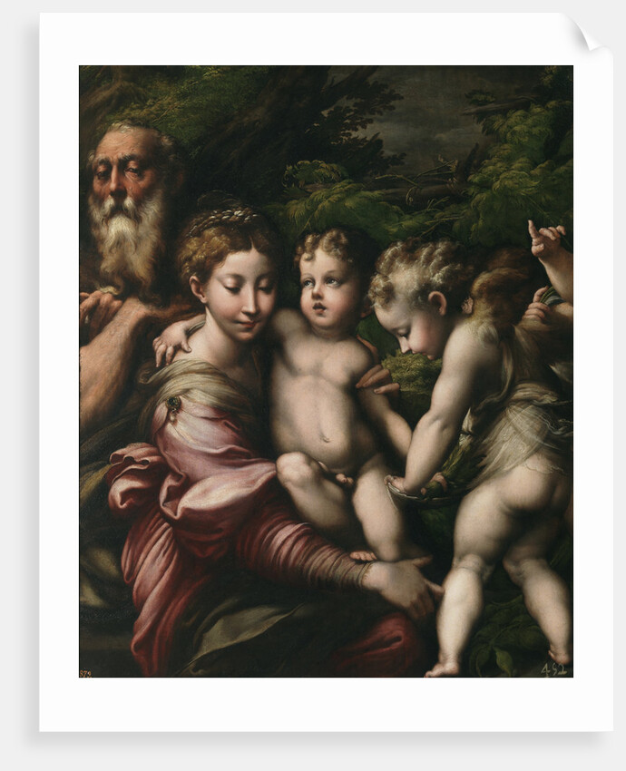 The Holy Family with Angels by Parmigianino