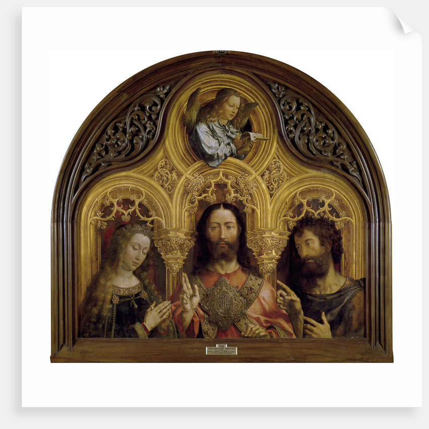 Christ between the Virgin Mary and Saint John the Baptist by Jan Gossaert