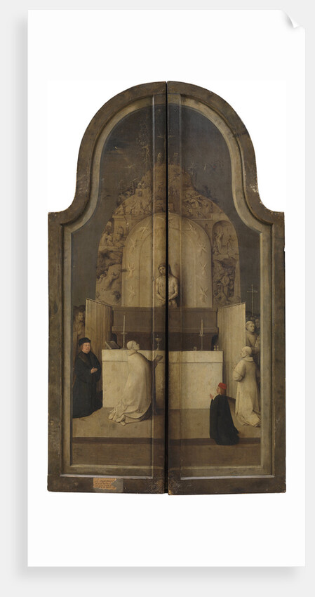 The Adoration of the Kings. (Triptych, reverse) by Hieronymus Bosch