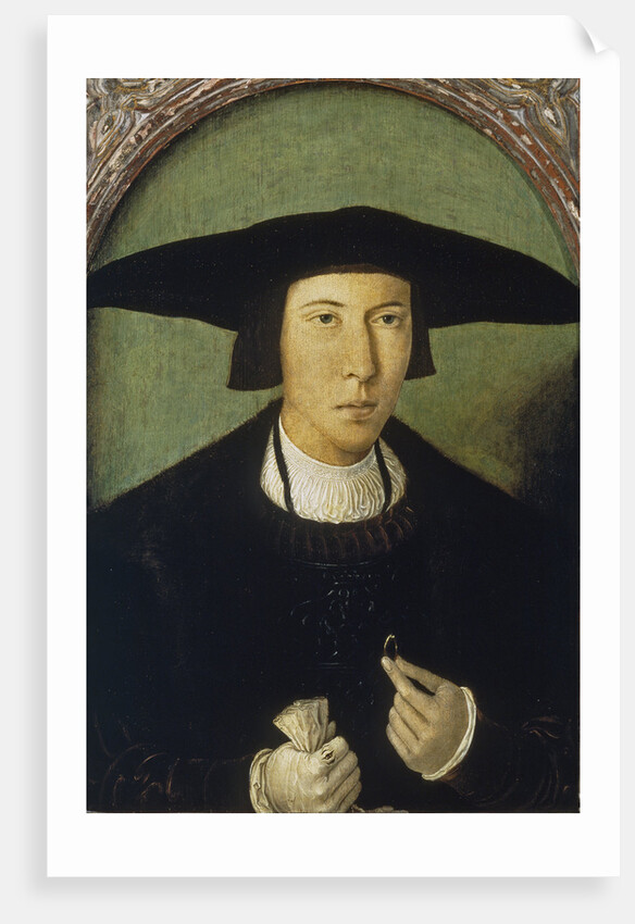 Portrait of a Young Man by Jan Mostaert