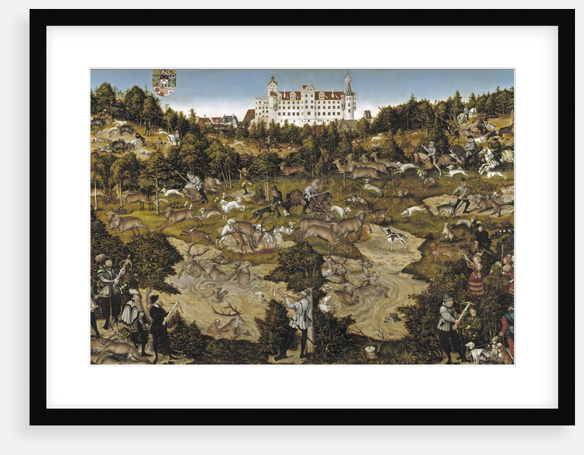 Hunt in Honour of Emperor Charles V at Torgau Castle by Lucas Cranach the Elder