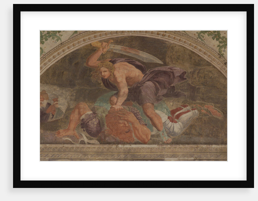 David slaying Goliath (Loggia di Davide) by Giulio Romano