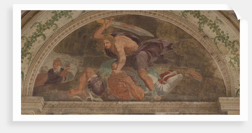 David slaying Goliath (Loggia di Davide) by Giulio Romano