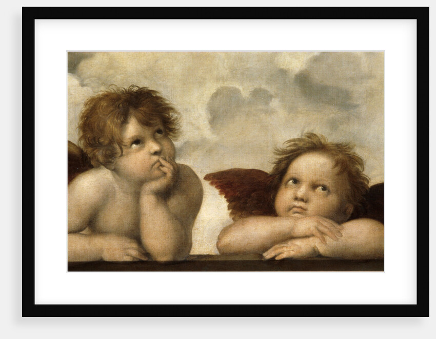 The Sistine Madonna (Detail) by Raphael