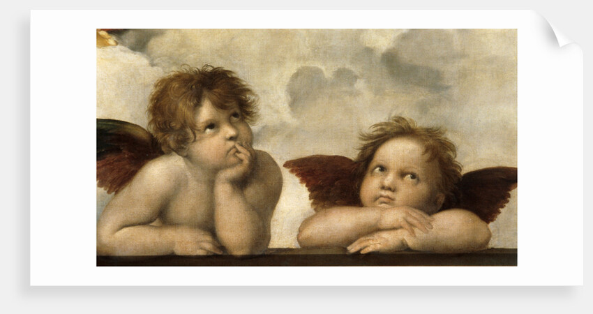 The Sistine Madonna (Detail) by Raphael
