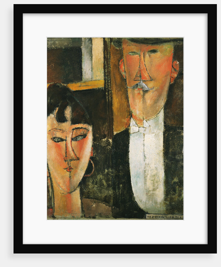 Bride and Groom by Amedeo Modigliani
