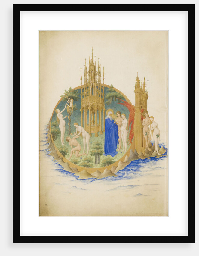 Garden of Eden (Les Très Riches Heures du duc de Berry) by Limbourg brothers