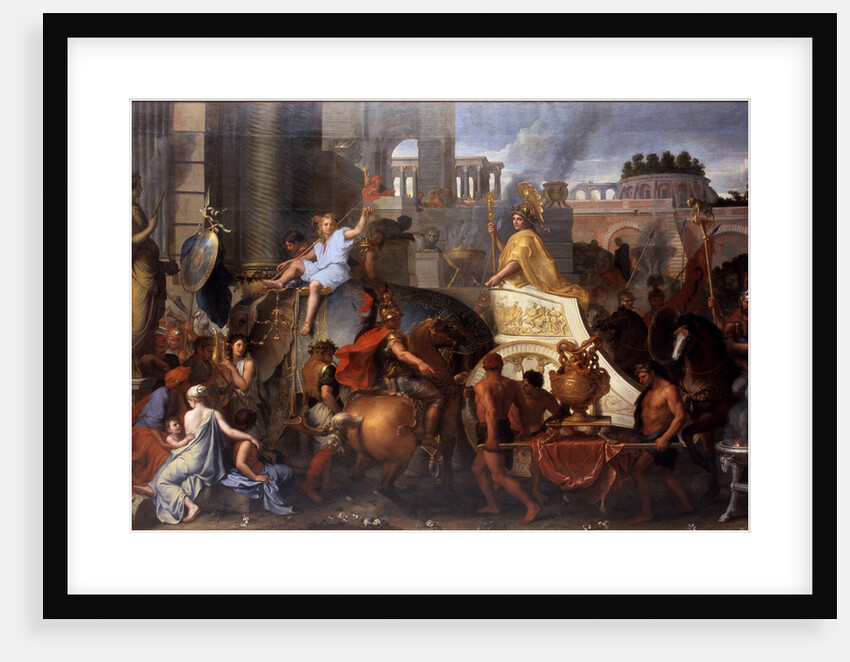 Alexander Entering Babylon (The Triumph of Alexander the Great) by Charles Le Brun