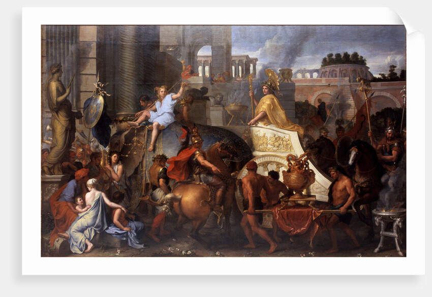 Alexander Entering Babylon (The Triumph of Alexander the Great) by Charles Le Brun