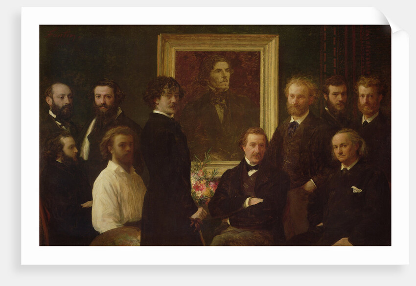 Hommage à Delacroix by Henri Fantin-Latour