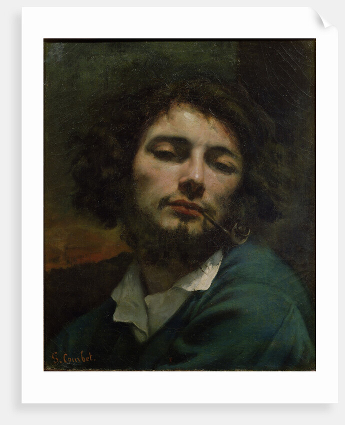 Self-Portrait by Gustave Courbet