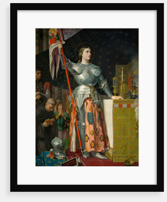 Joan of Arc at the Coronation of Charles VII in the Cathedral at Reims by Jean Auguste Dominique Ingres