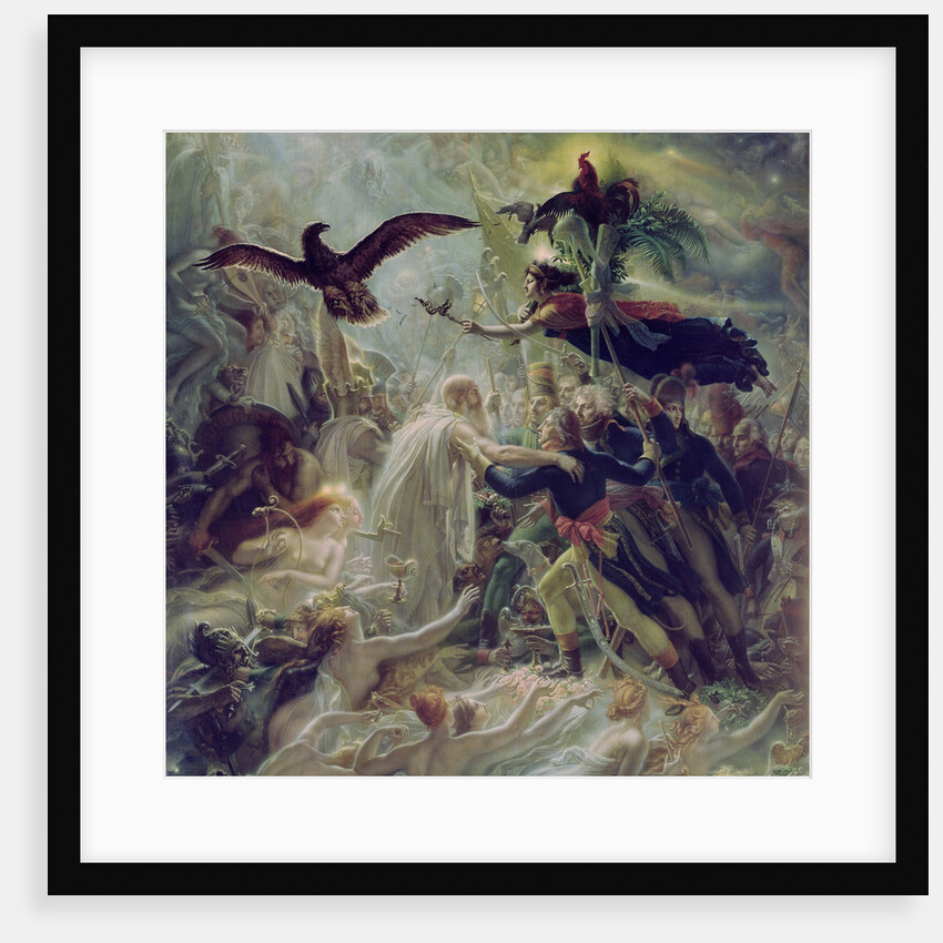 Apotheosis of  the French Heroes Who Died for Their Country During the War for Freedom by Anne Louis Girodet de Roucy Trioson