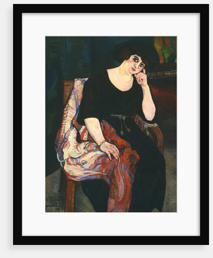 Portrait of Madame Zamaron by Suzanne Valadon