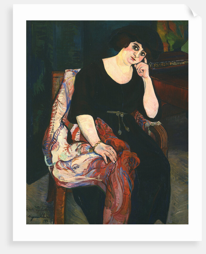 Portrait of Madame Zamaron by Suzanne Valadon