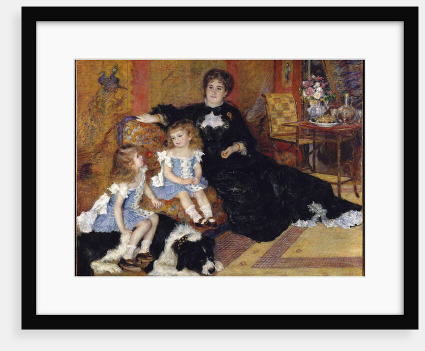 Madame Georges Charpentier and Her Children, Georgette-Berthe and Paul-Émile-Charles by Pierre Auguste Renoir