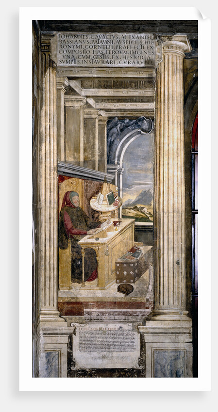 Francesco Petrarca in his study by Anonymous