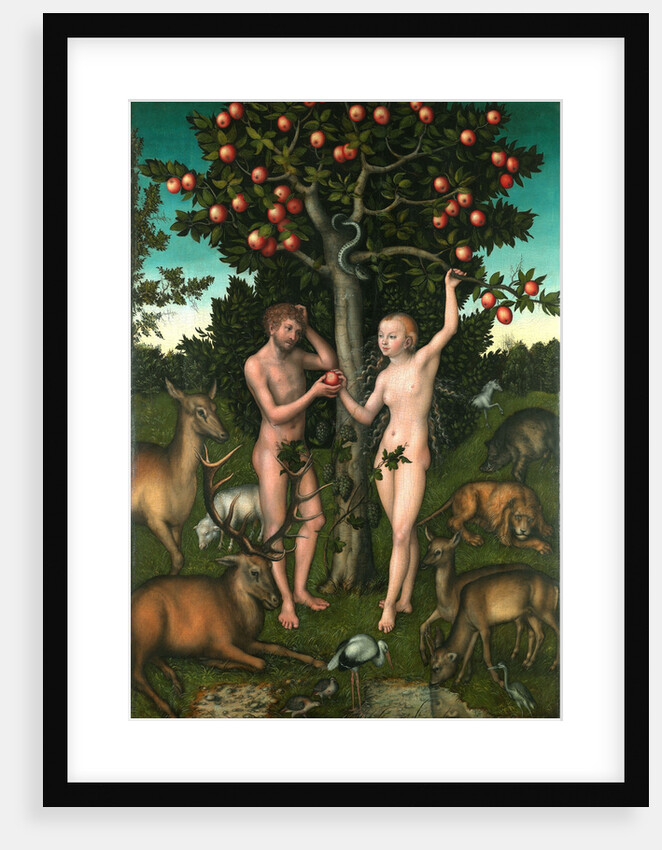 Adam and Eve by Lucas Cranach the Elder