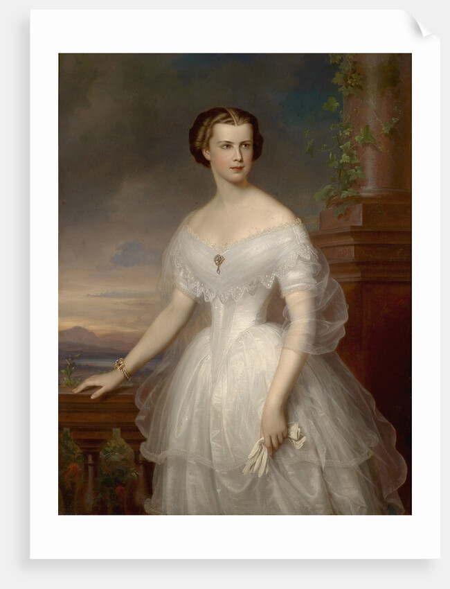 Portrait of Elisabeth of Bavaria by Franz Schrotzberg