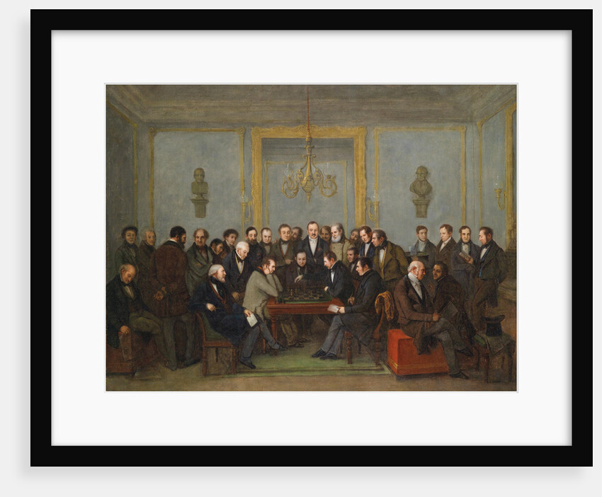Epic Chess Match Between Pierre Saint Amant And Howard Staunton in 1843 by Jean Henri Marlet