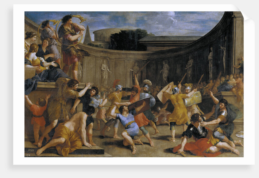Roman gladiators by Giovanni Francesco Romanelli