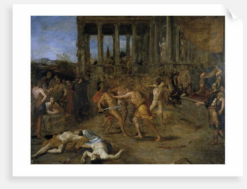 Gladiator Fights by Giovanni Lanfranco