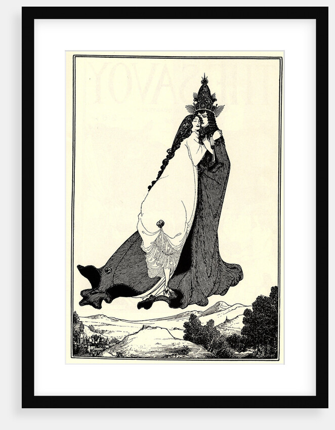 The Ascension of Saint Rose of Lima by Aubrey Beardsley