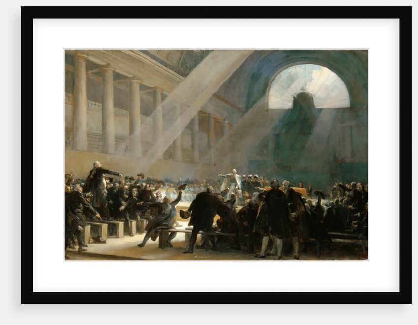 Mirabeau Answering Dreux-Brézé, at the National Assembly Meeting, June 23, 1789 by Alexandre-Évariste Fragonard