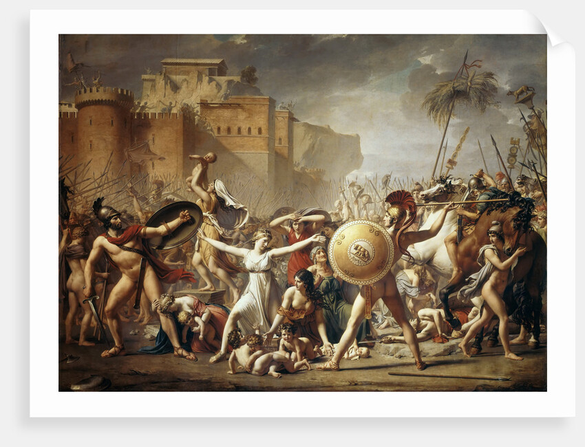 The Rape of the Sabine Women by Jacques Louis David