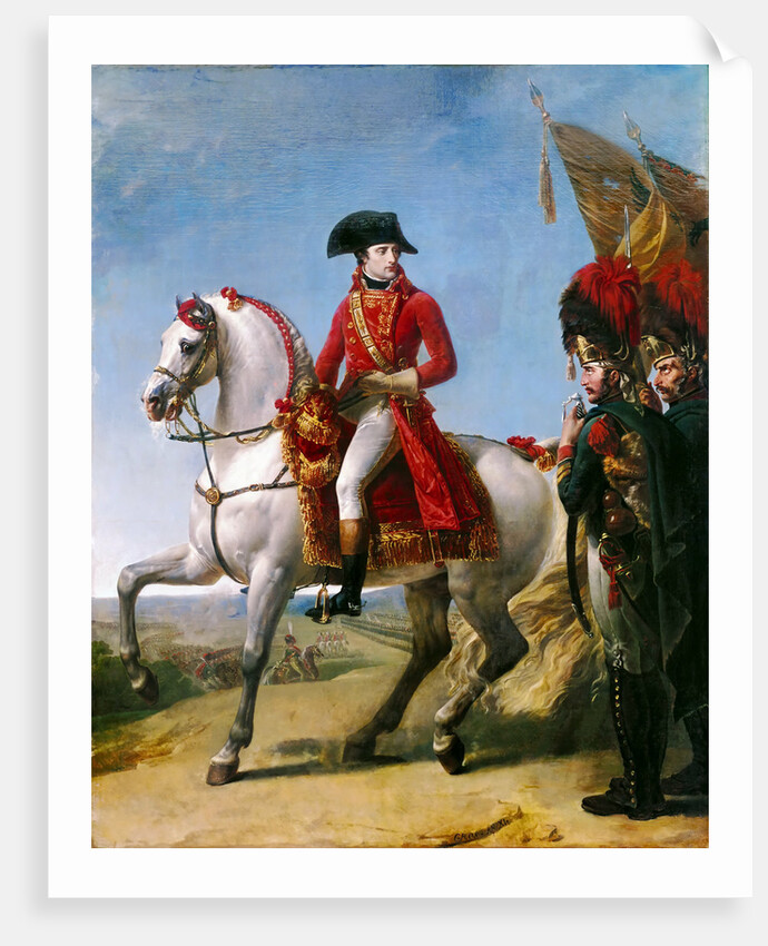Napoleon Bonaparte, First Consul, Reviewing his Troops after the Battle of Marengo by Baron Antoine Jean Gros