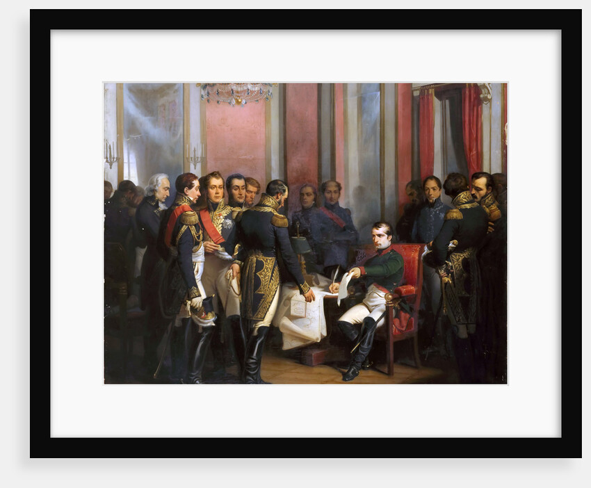 The Abdication of Napoleon at Fontainebleau on 11 April 1814 by François Bouchot