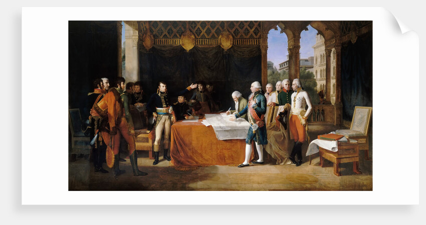 The Preliminaries of Leoben, 17th April 1797 by Guillaume Guillon Lethiére
