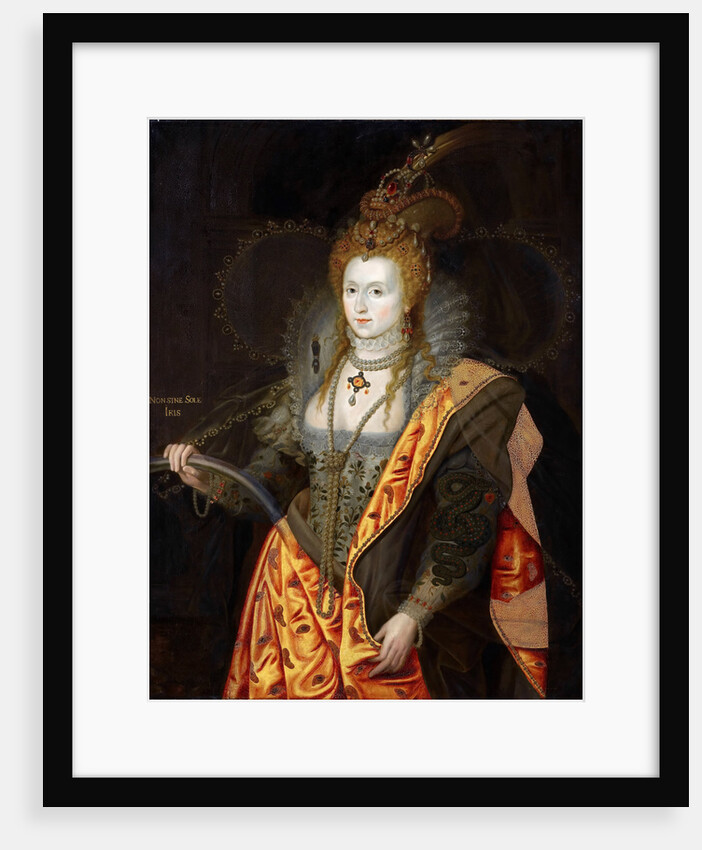 Portrait of Elizabeth I of England, in ballet costume as Iris (Rainbow Portrait) by George Peter Alexander Healy