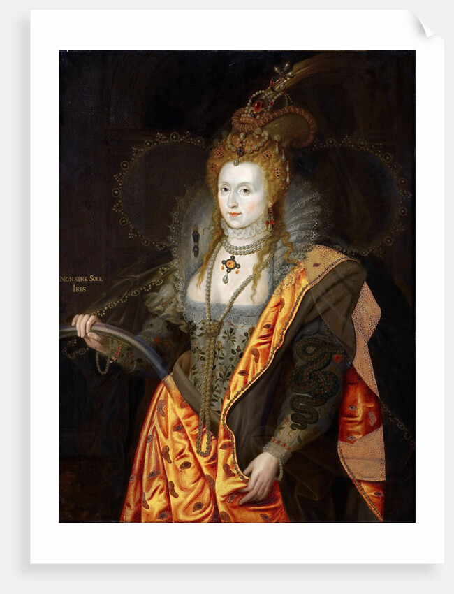 Portrait of Elizabeth I of England, in ballet costume as Iris (Rainbow Portrait) by George Peter Alexander Healy